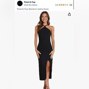 Petal & Pup Sasha Dress Black NWT 4